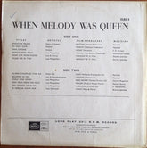 Various - When Melody Was Queen (Vinyl) Image